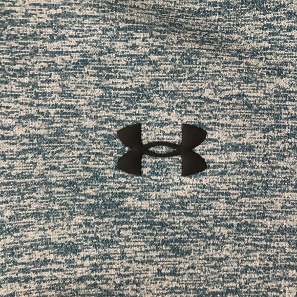 Under Armour Coldgear 1/4 Zip Fleece Pullover Sweatshirt Men's Small Teal - Picture 2 of 6